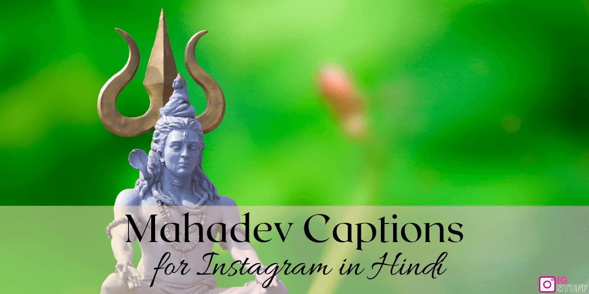 Mahadev Captions for Instagram