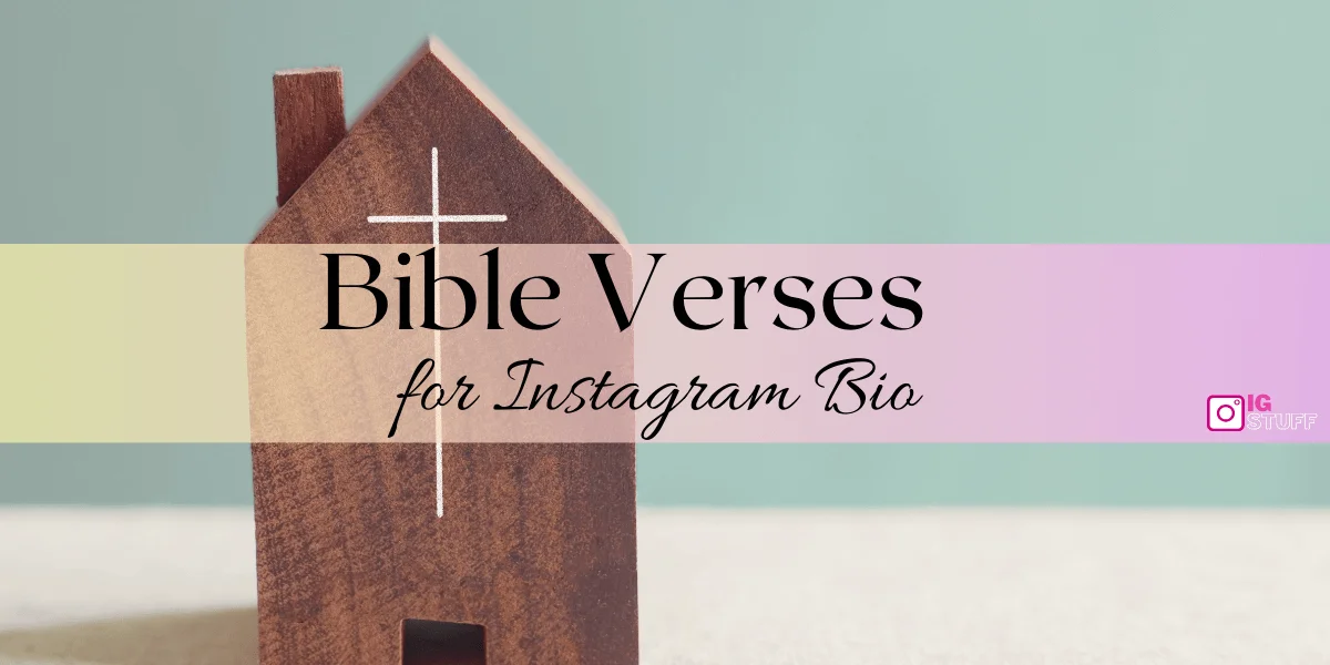 Bible Verses for Instagram Bio