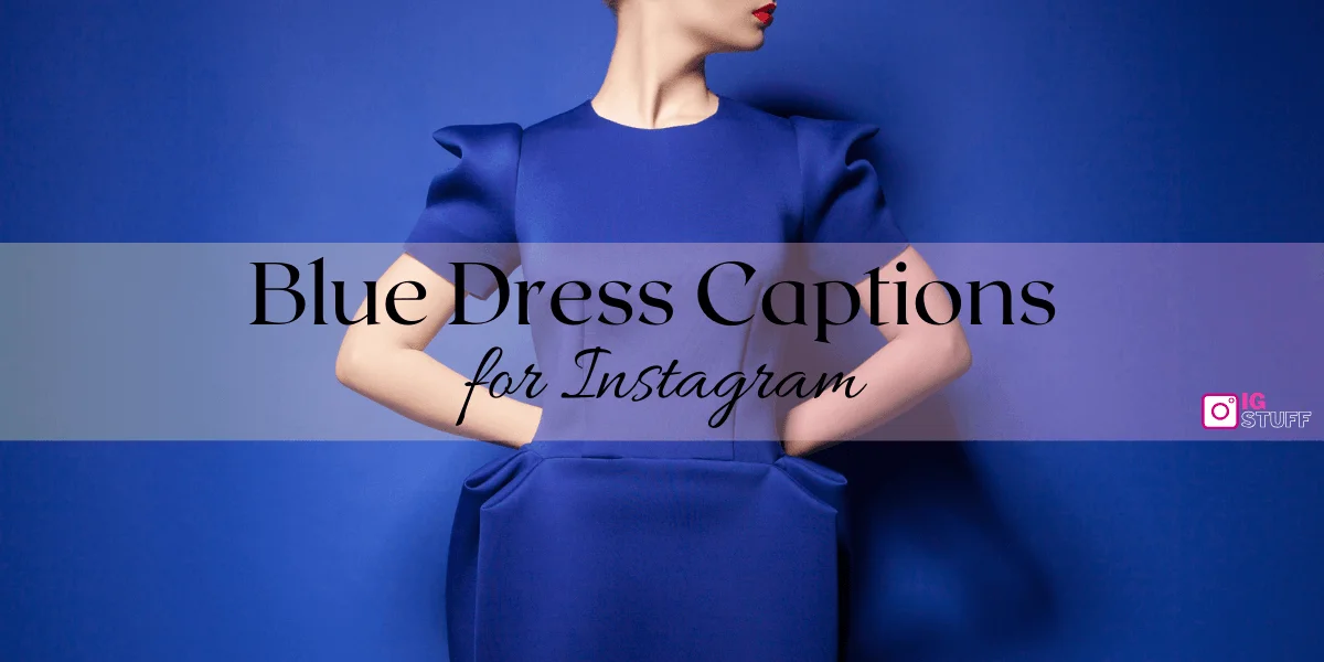 Blue Captions for Instagram
