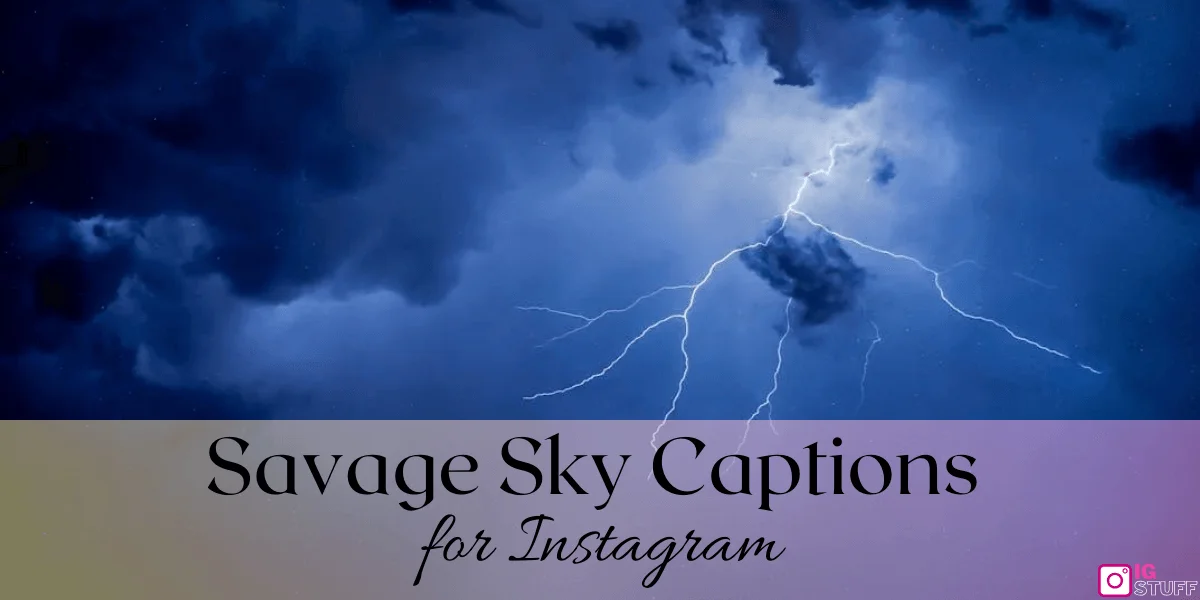 Sky Captions for Instagram