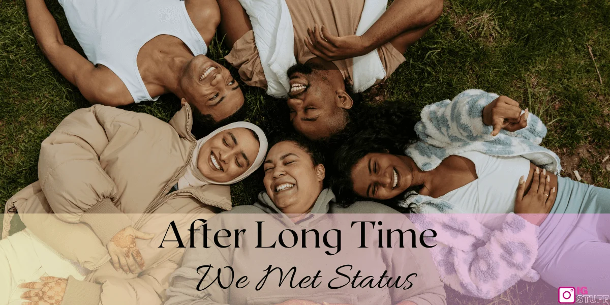 Meeting a Friend After a Long Time Caption 