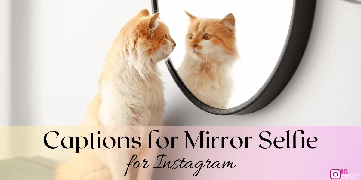 Mirror Selfie Captions for Instagram