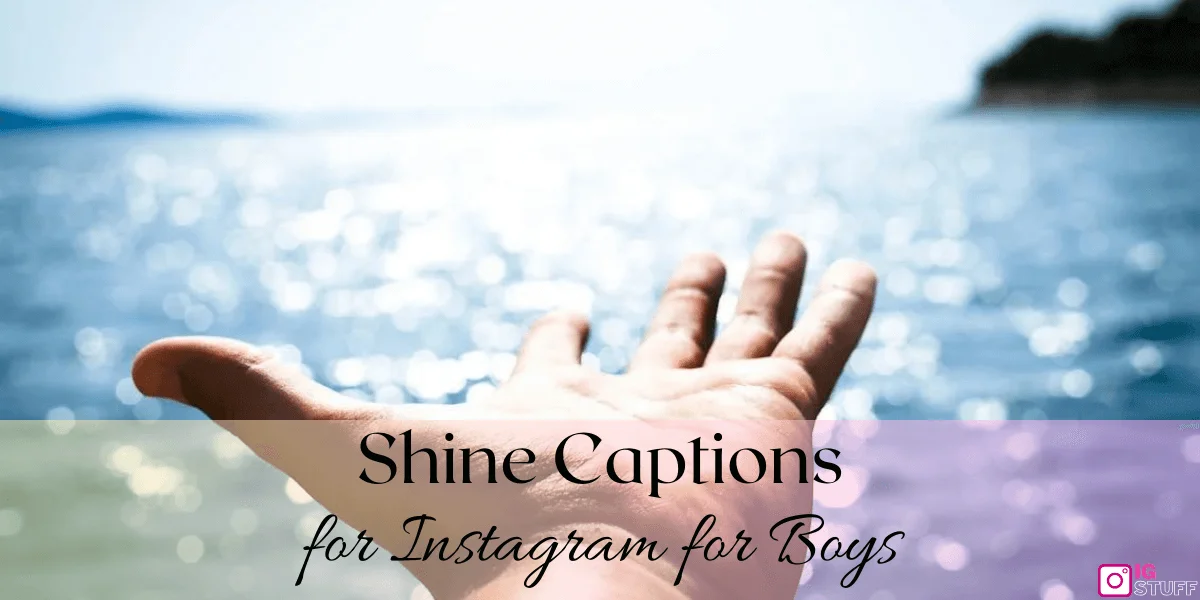Shine Captions for Instagram