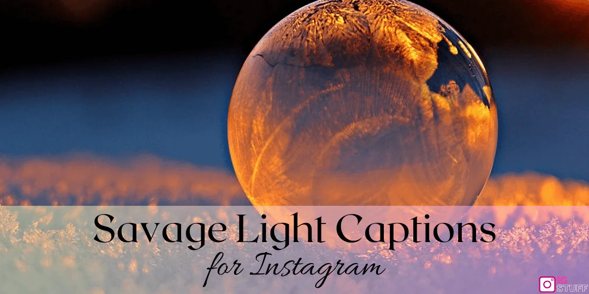 Light Captions for Instagram