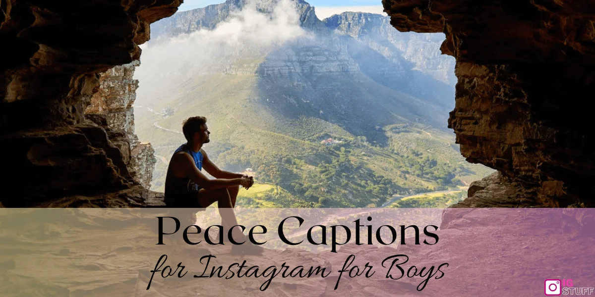 Peace Captions for Instagram