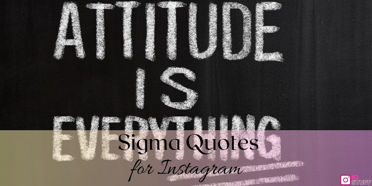 Sigma Captions for Instagram