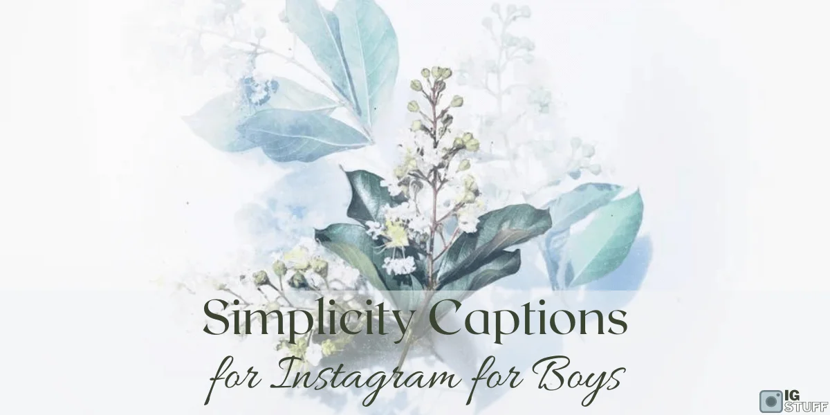 Simplicity Captions for Instagram
