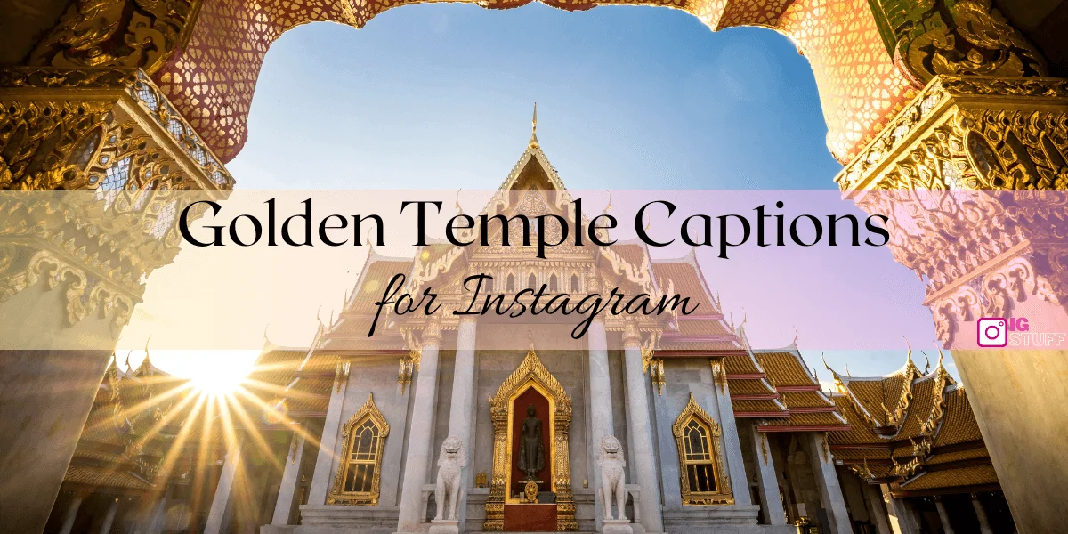 Temple Captions for Instagram
