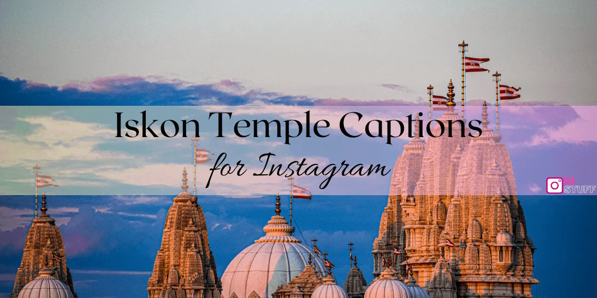 Temple Captions for Instagram