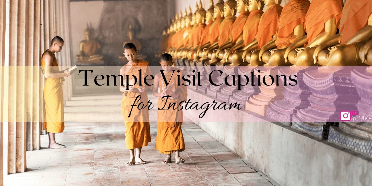 Temple Captions for Instagram