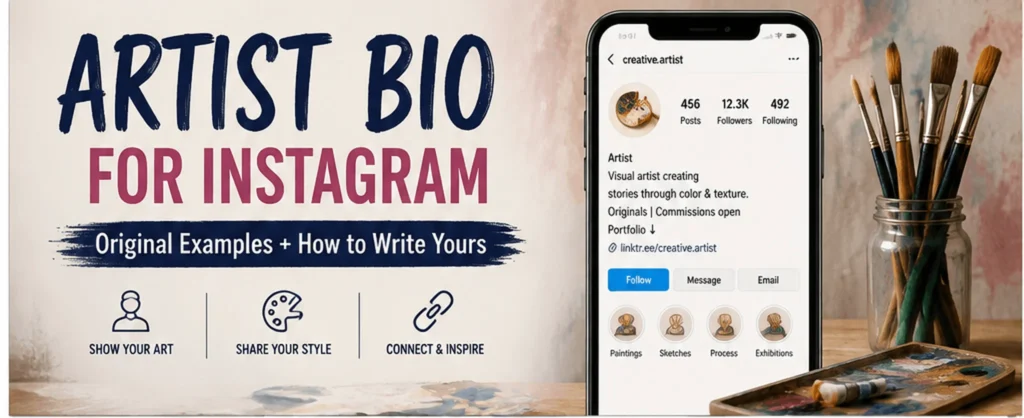 Artist Bio for Instagram
