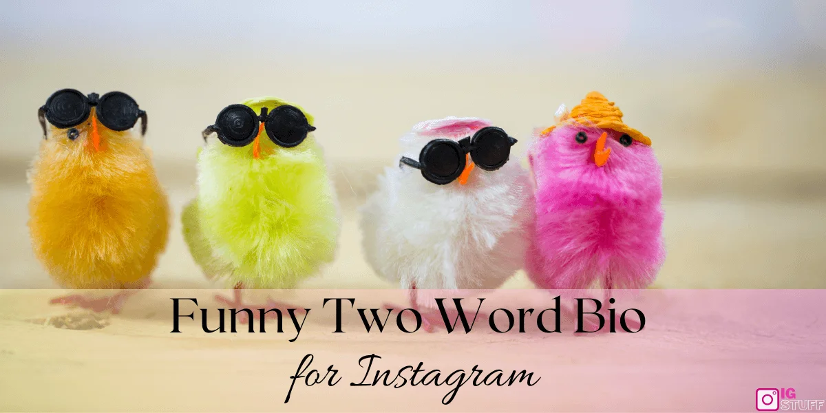 Two Word bio for Instagram