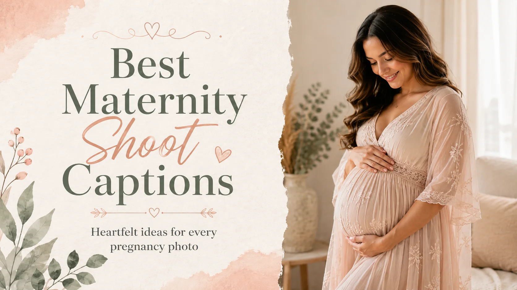 Maternity photo Captions 