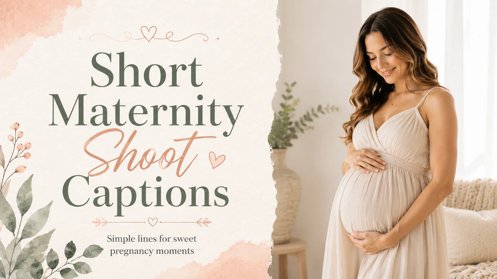 Maternity photo Captions 