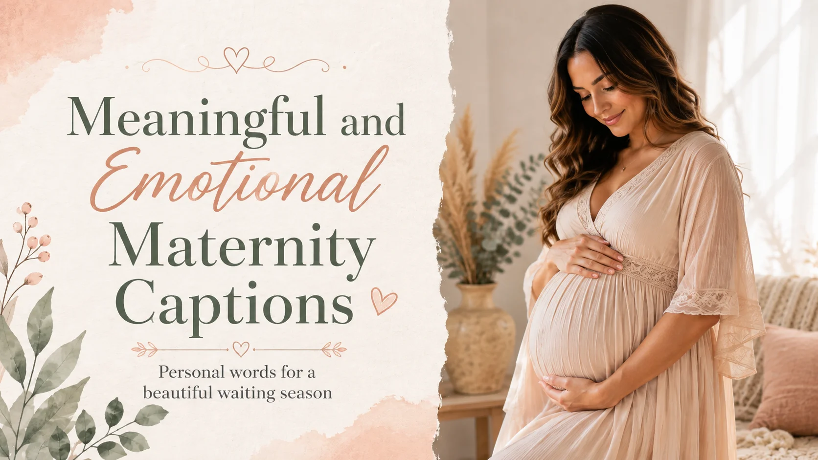 Maternity photo Captions 