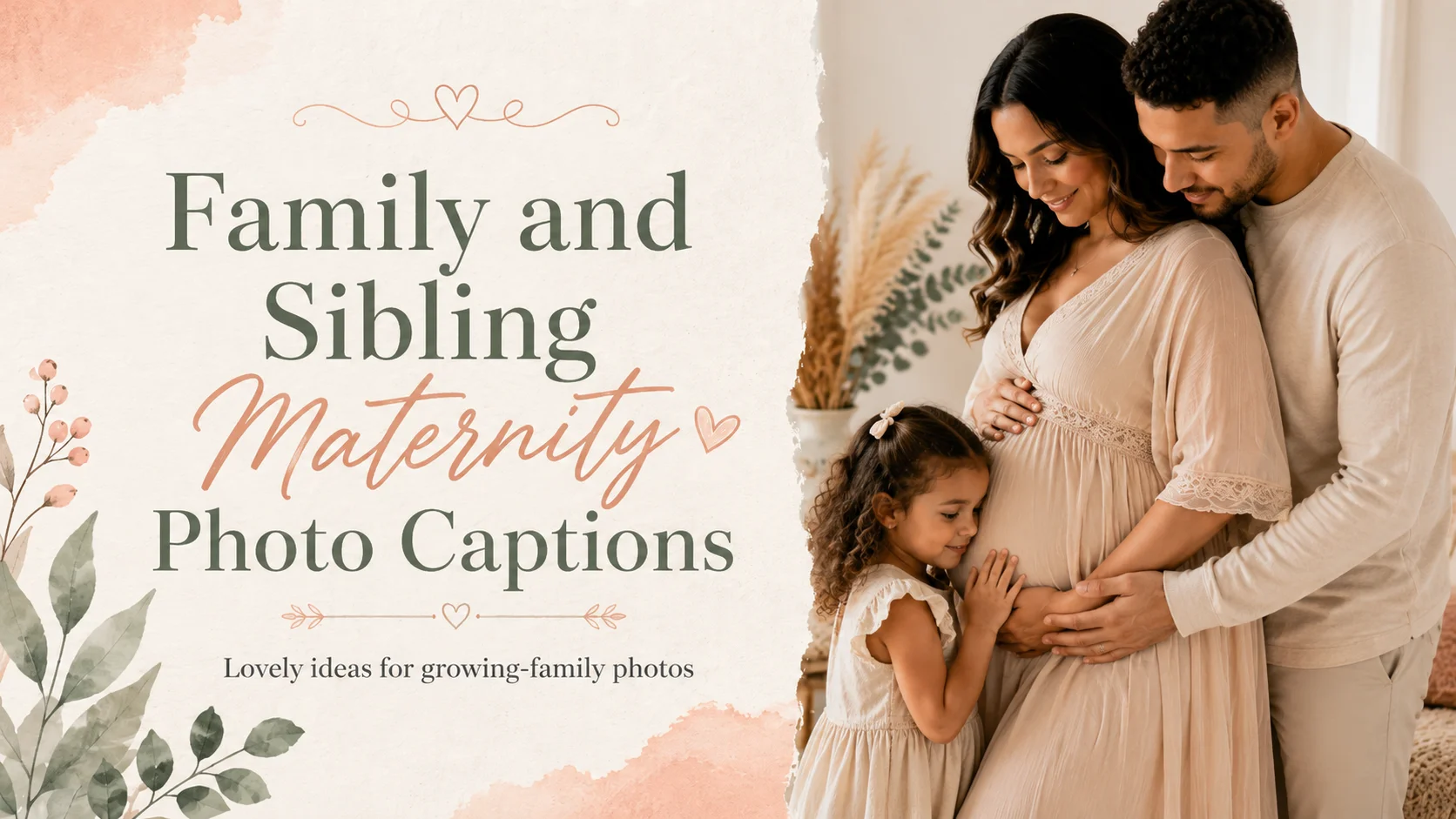 Maternity photo Captions 