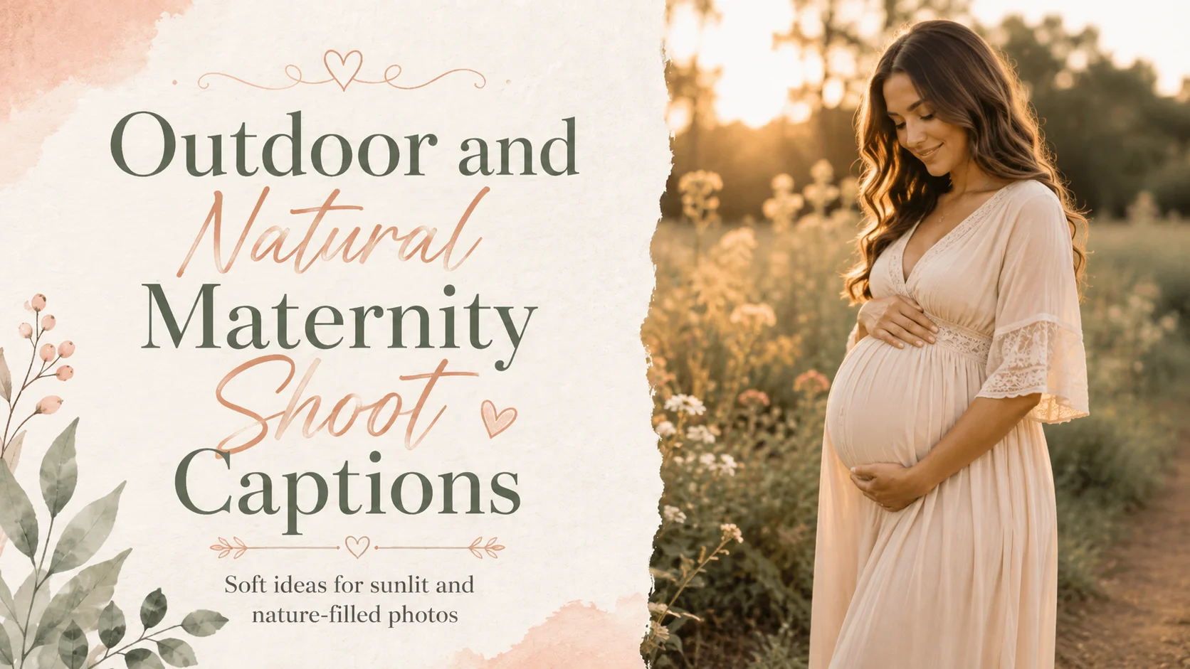 Maternity photo Captions 