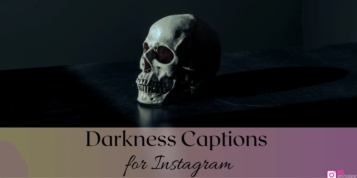 Dark Captions for Instagram