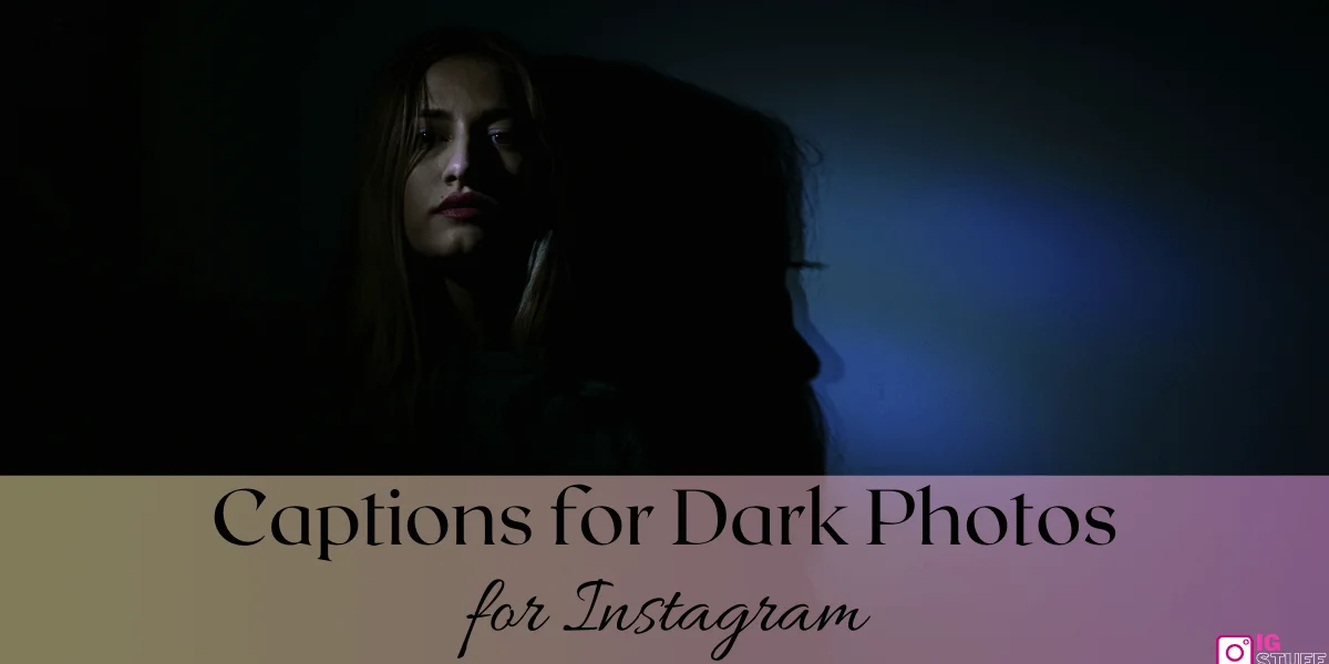 Dark Captions for Instagram