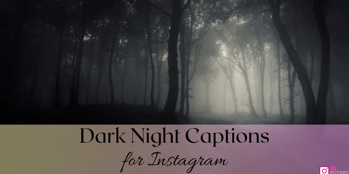 Dark Captions for Instagram