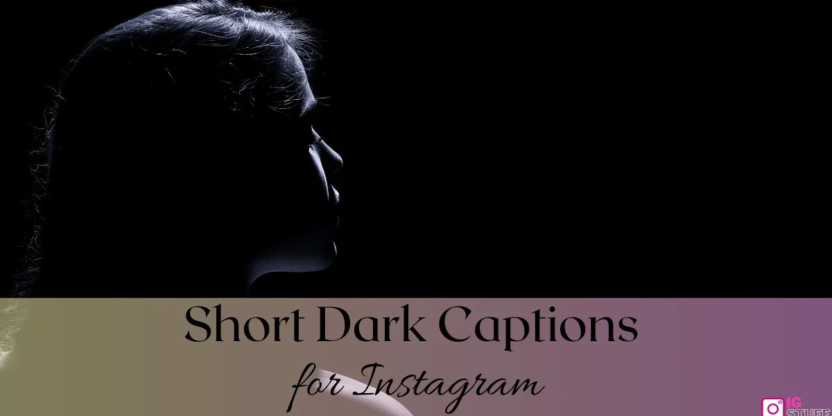 Dark Captions for Instagram