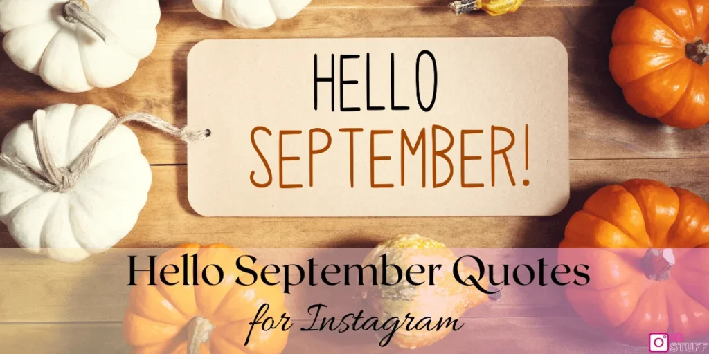 hello september quotes - quotes about september