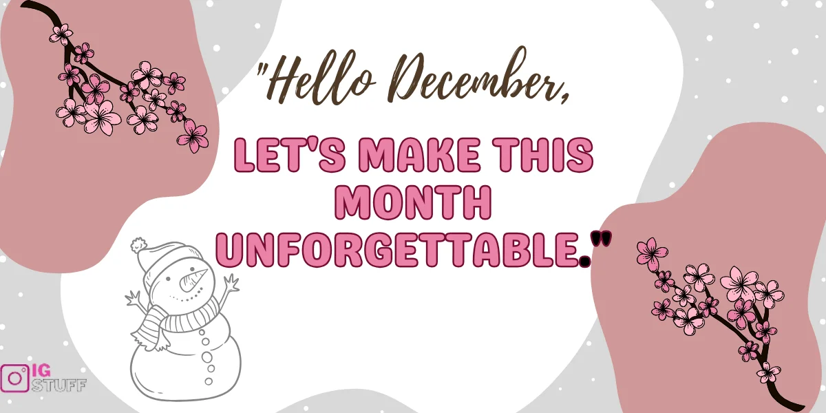 Hello December Quotes
